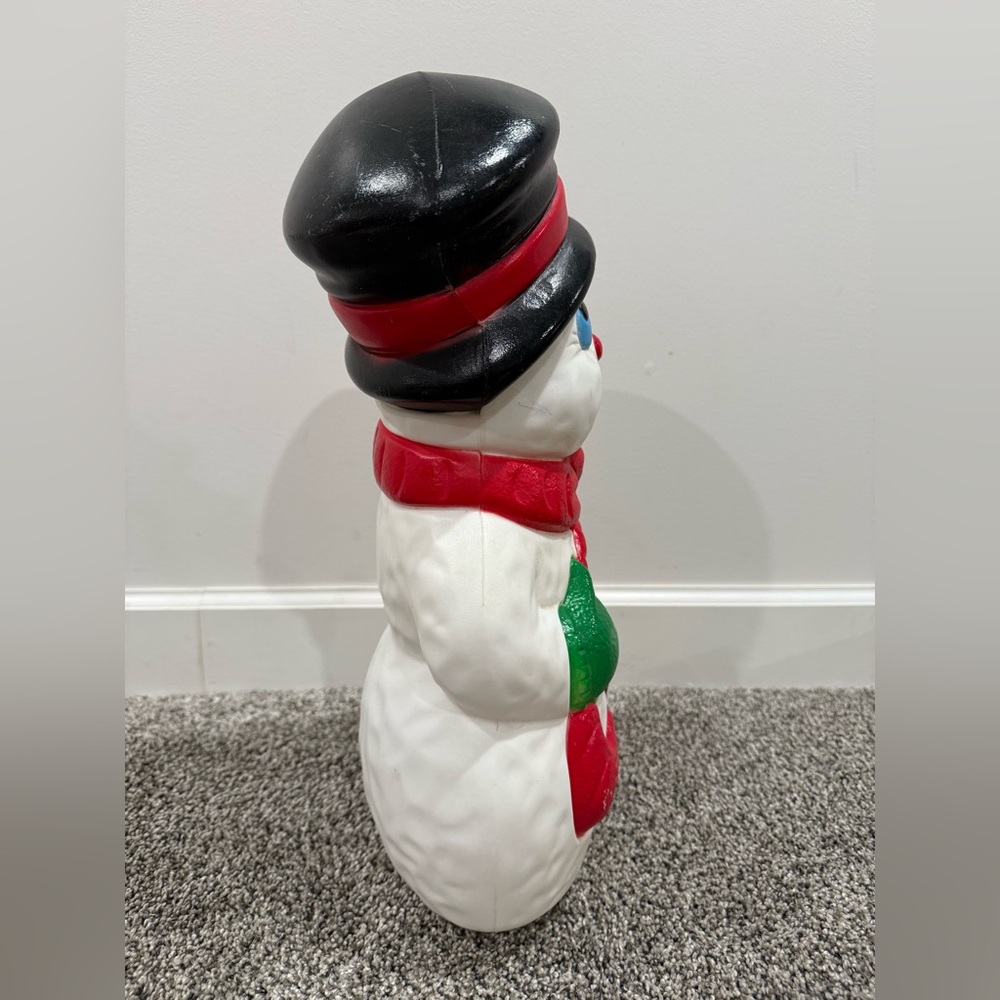 Vintage snowman blow mold - Picture 3 of 8